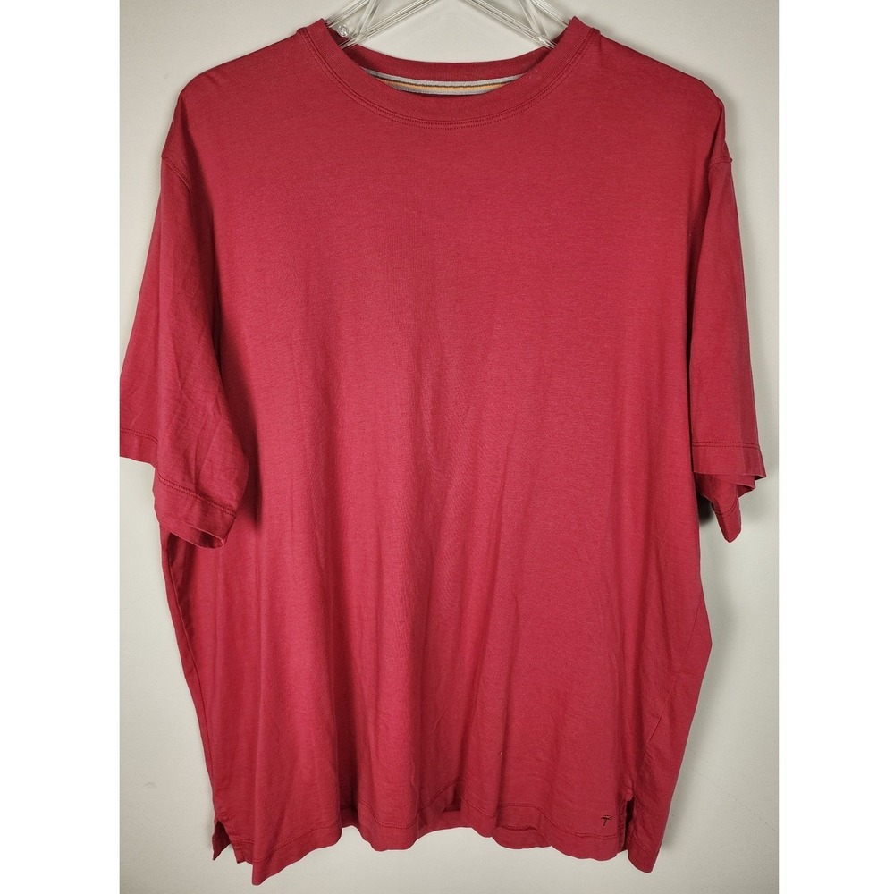Left Coast Tee‎ Red Cotton Pima Crew Neck T-Shirt Size XL California